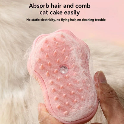 New 3 in 1 Pet Brush Cat Steam Brush Comb Dog Brush Electric Spray Cat Hair Brushes Massage Pet Grooming Hair Removal Combs ﻿