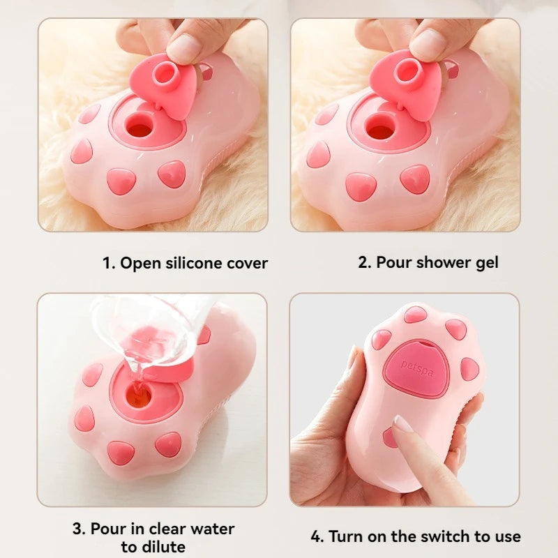 New 3 in 1 Pet Brush Cat Steam Brush Comb Dog Brush Electric Spray Cat Hair Brushes Massage Pet Grooming Hair Removal Combs ﻿