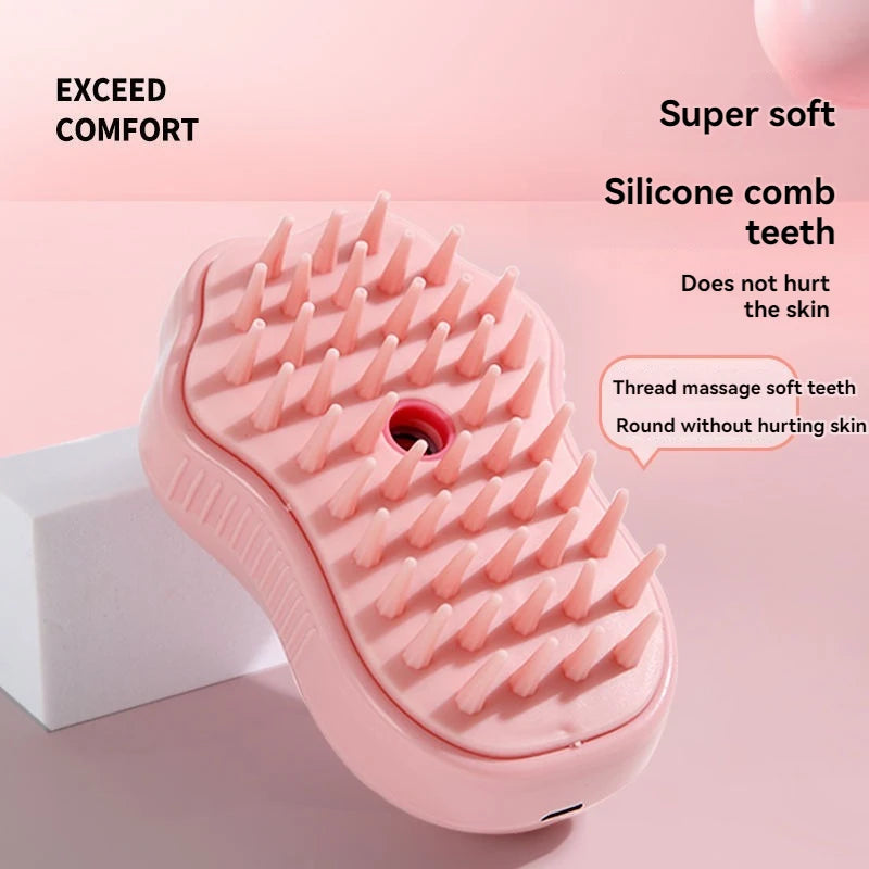 New 3 in 1 Pet Brush Cat Steam Brush Comb Dog Brush Electric Spray Cat Hair Brushes Massage Pet Grooming Hair Removal Combs ﻿