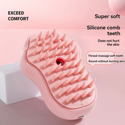 New 3 in 1 Pet Brush Cat Steam Brush Comb Dog Brush Electric Spray Cat Hair Brushes Massage Pet Grooming Hair Removal Combs ﻿