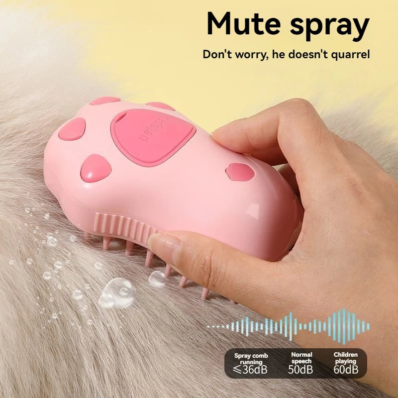 New 3 in 1 Pet Brush Cat Steam Brush Comb Dog Brush Electric Spray Cat Hair Brushes Massage Pet Grooming Hair Removal Combs ﻿